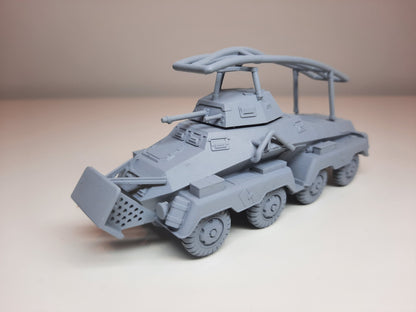WWII German Sd. Kfz 232 Command Armoured Car Various Scales Historical Wargaming