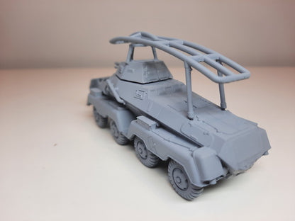 WWII German Sd. Kfz 232 Command Armoured Car Various Scales Historical Wargaming