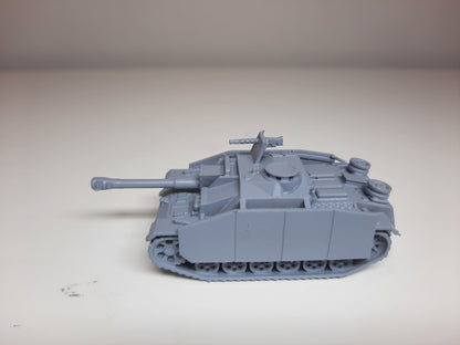 WWII German Stug III G with Schurzen Various Scales Historical Wargaming