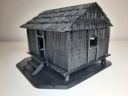 Wargaming Terrain Pacific Tropical Hut C Various Scales Historical Wargaming