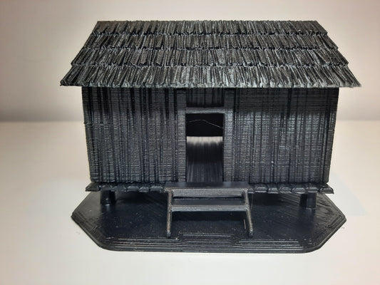 Wargaming Terrain Pacific Tropical Hut C Various Scales Historical Wargaming