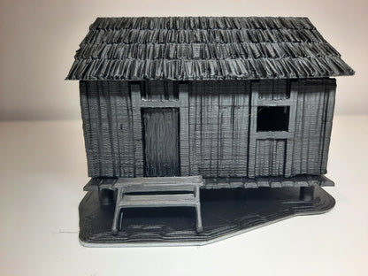 Wargaming Terrain Pacific Tropical Hut B Various Scales Historical Wargaming