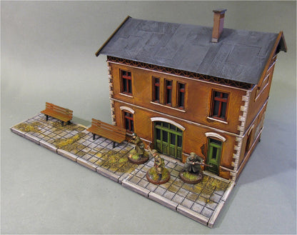 Wargaming Terrain European Train Station Various Scales Historical Wargaming