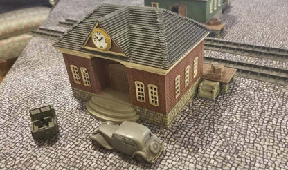 Wargaming Terrain Passenger Train Station Various Scales Historical Wargaming