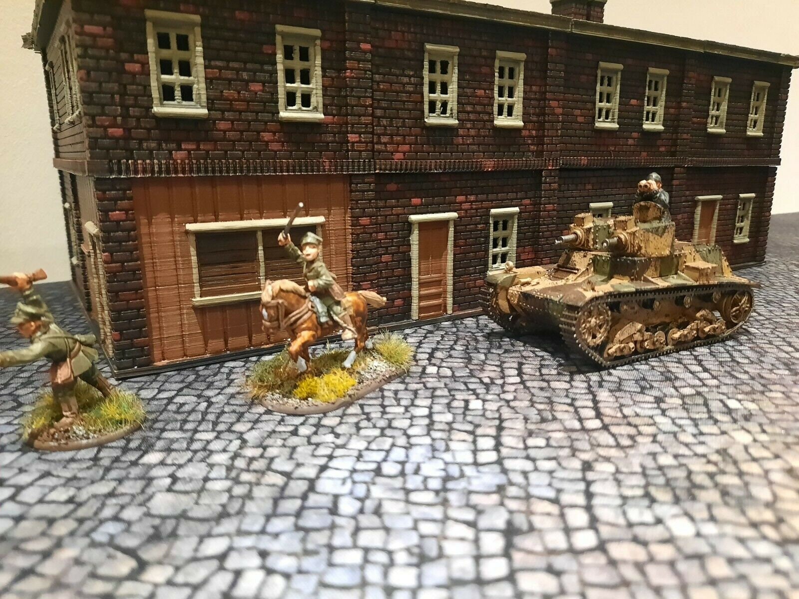 Wargaming Terrain Interlocking Terrace House (1 section) Various Scales Historical Wargaming (US tariffs are pre-paid by us)