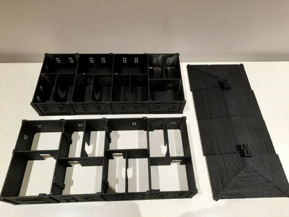Wargaming Terrain Interlocking Terrace House (1 section) Various Scales Historical Wargaming