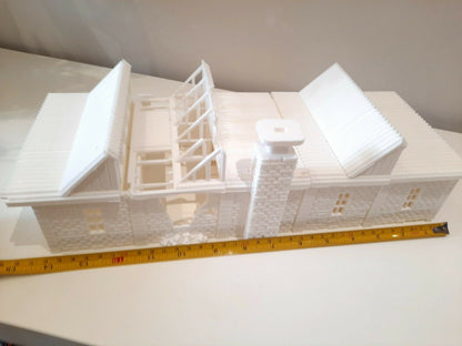 Wargaming Terrain Urban Interlocking Factory Various Scales Historical Wargaming