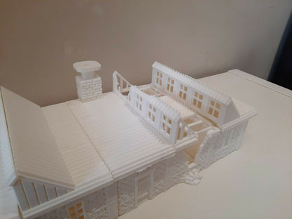 Wargaming Terrain Urban Interlocking Factory Various Scales Historical Wargaming