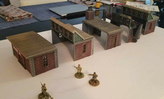 Wargaming Terrain Urban Interlocking Factory Various Scales Historical Wargaming