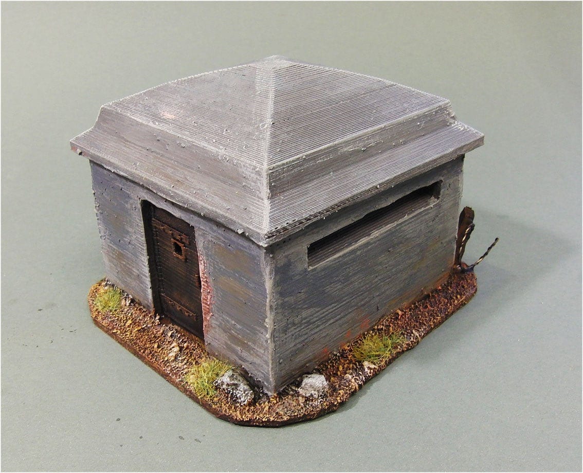 Wargaming Terrain WWII Pillbox Various Scales Historical Wargaming