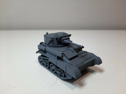 WWII British Light Tank Mk VI Various Scales Historical Wargaming (US tariffs are pre-paid by us)