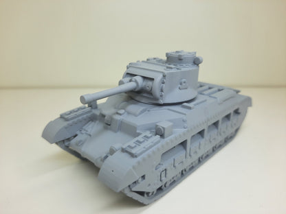 WWII British Matilda II BEF Tank Various Scales Historical Wargaming
