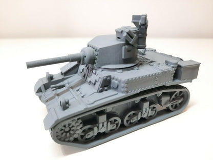WWII US British M3 Stuart Tank Various Scales Historical Wargaming (US tariffs are pre-paid by us)