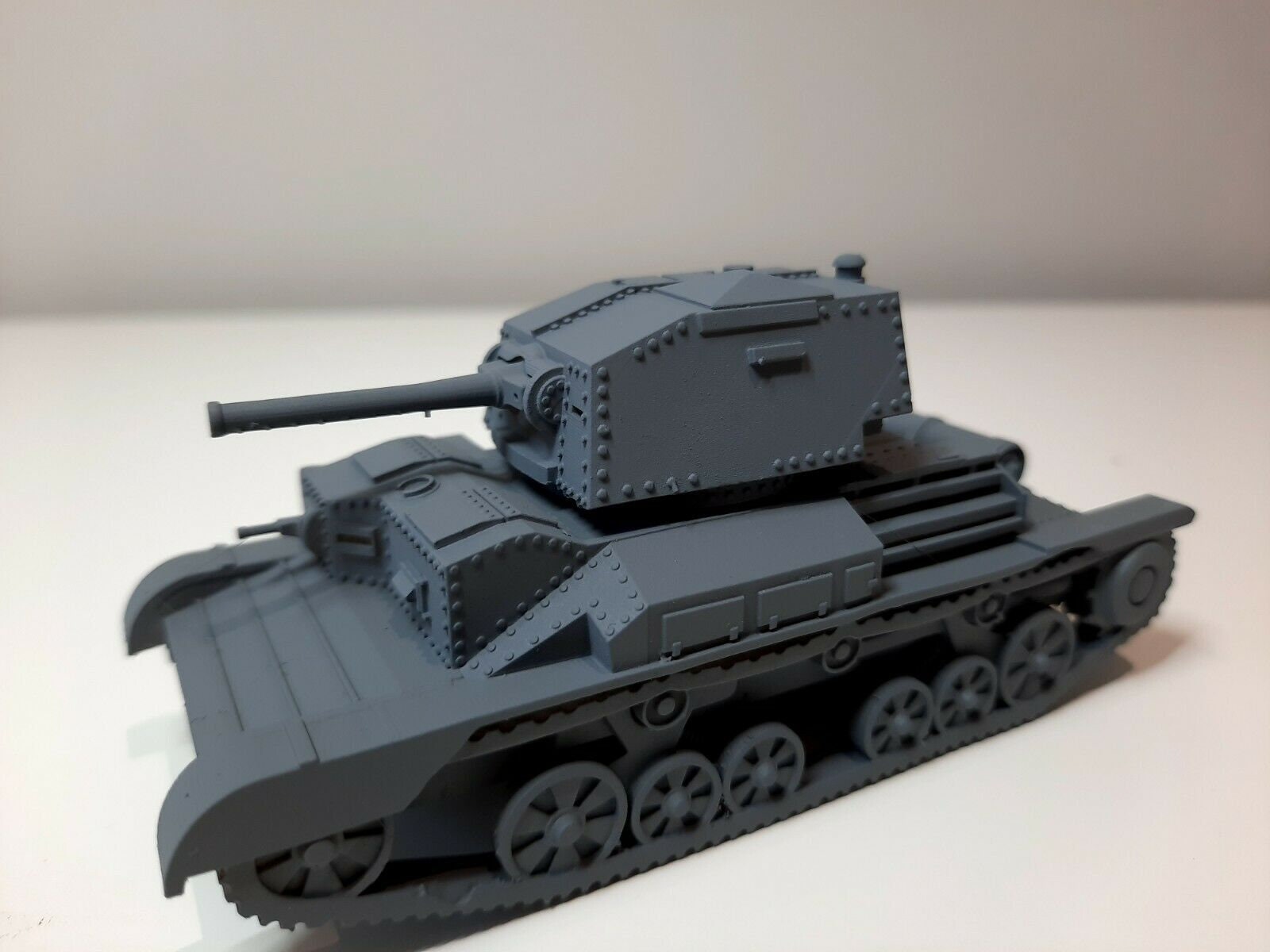 WWII British Cruiser 4 Tanks Mk I to Mk IV Set (4 Tanks) Various Scales Historical Wargaming