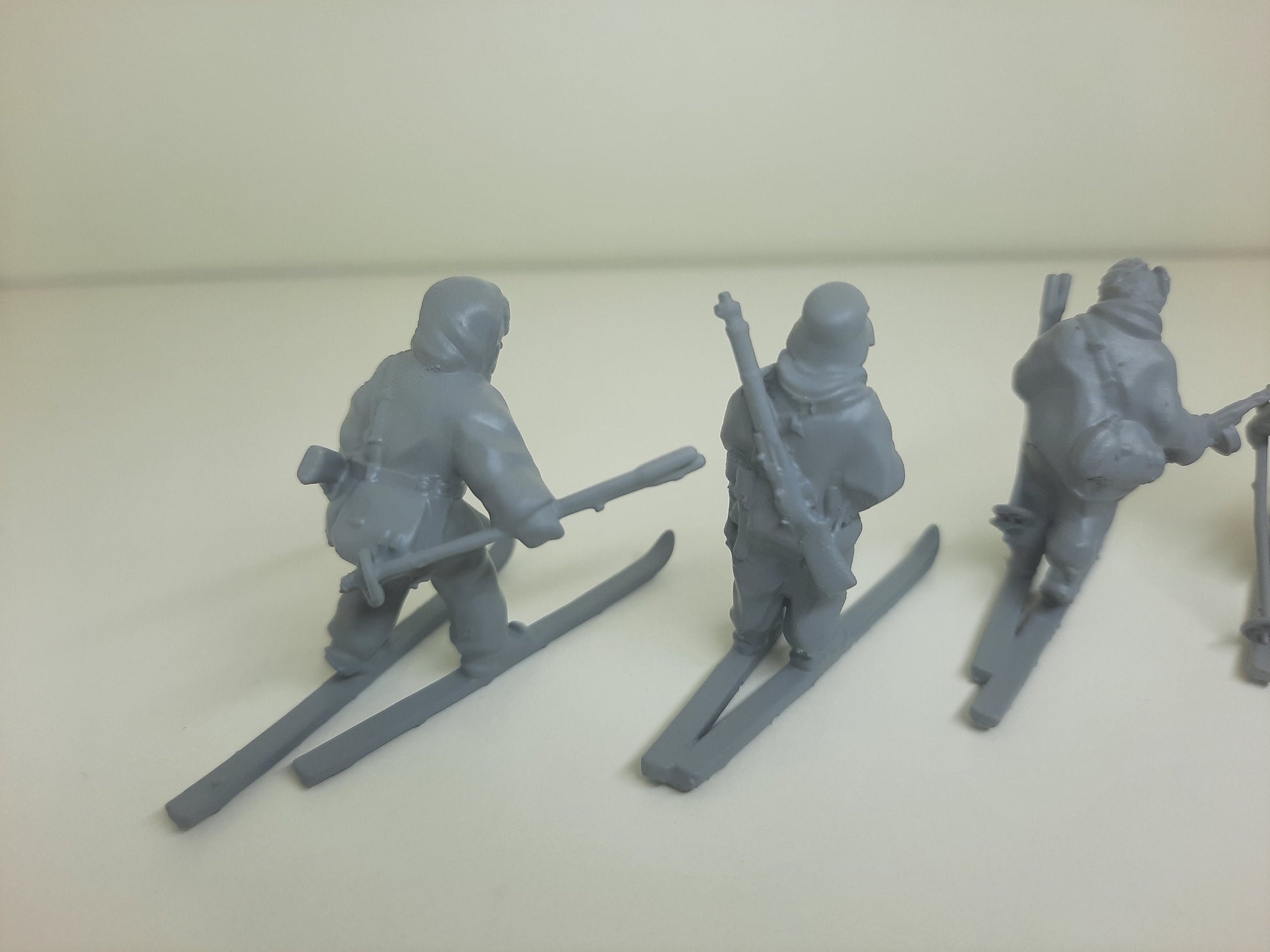 WWII Finnish Skiers Squad (5 models) Various Scales Historical Wargaming (US tariffs are pre-paid by us)