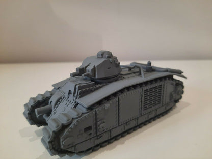 WWII French Char B1 Bis Tank Various Scales Historical Wargaming (US tariffs are pre-paid by us)
