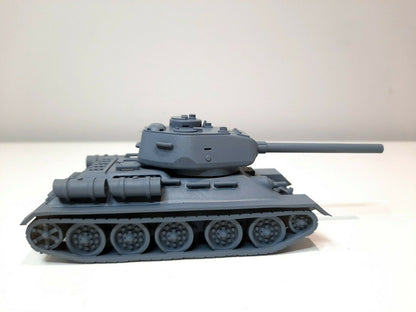 WWII Soviet T34/85 Tank Various Scales Historical Wargaming
