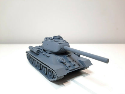 WWII Soviet T34/85 Tank Various Scales Historical Wargaming