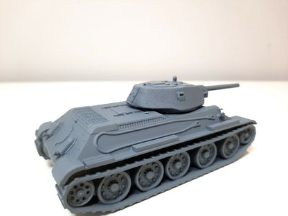 WWII Soviet T34/76 Tank Various Scales Historical Wargaming