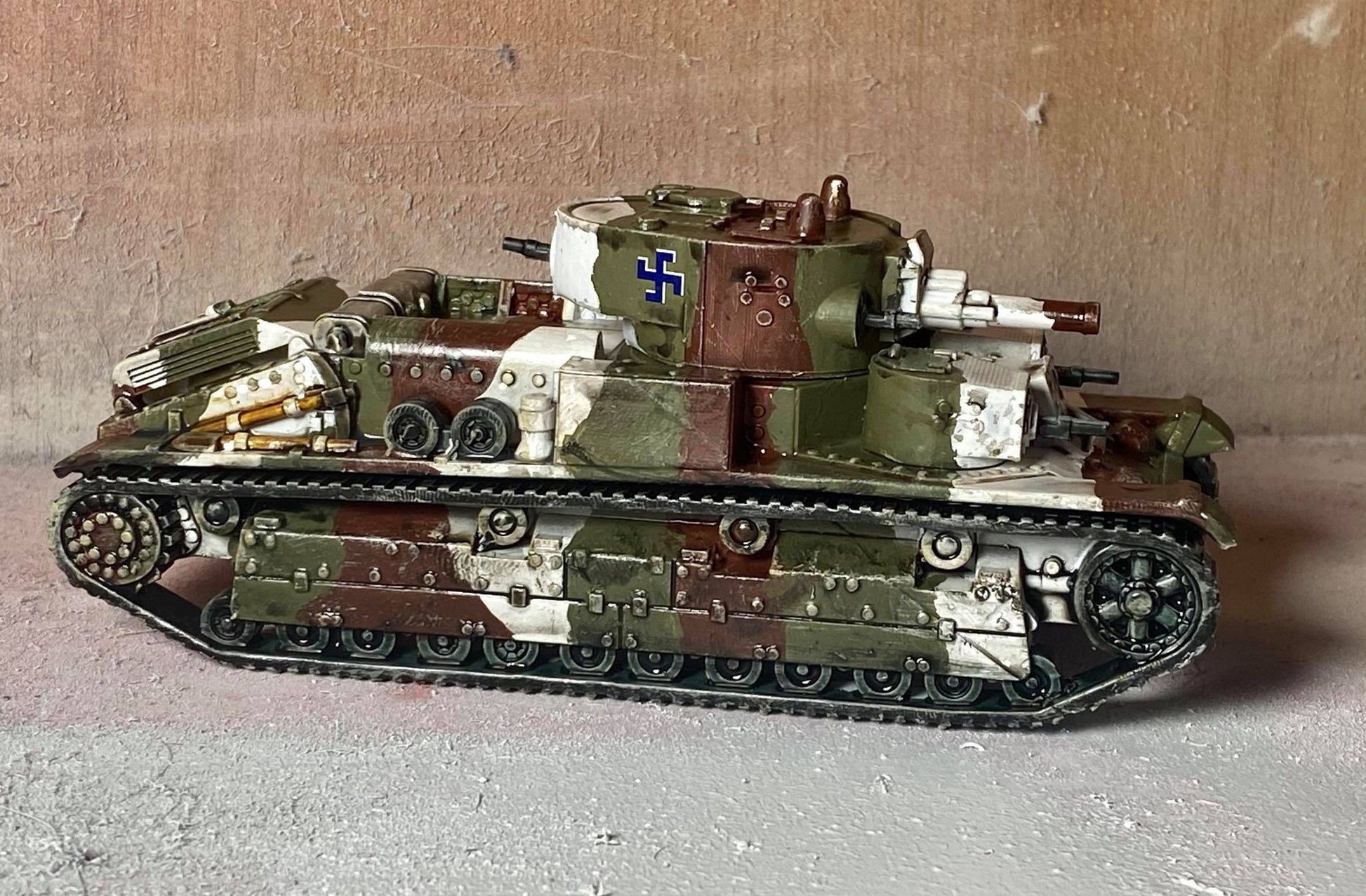 WWII Soviet T28 Uparmoured Tank Historical Wargaming