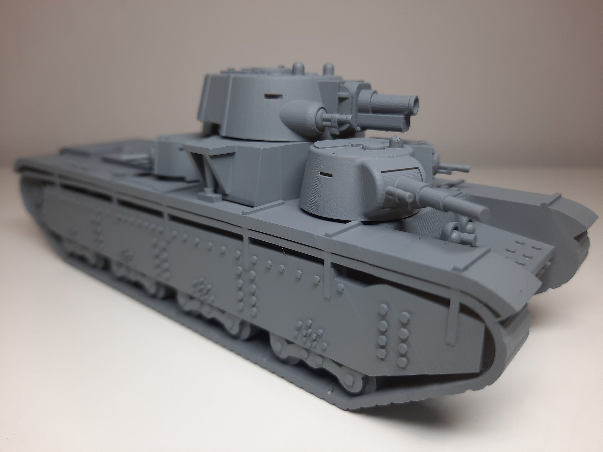 WWII Soviet T35B Tank with Conical Turrets 1939 Various Scales Historical Wargaming