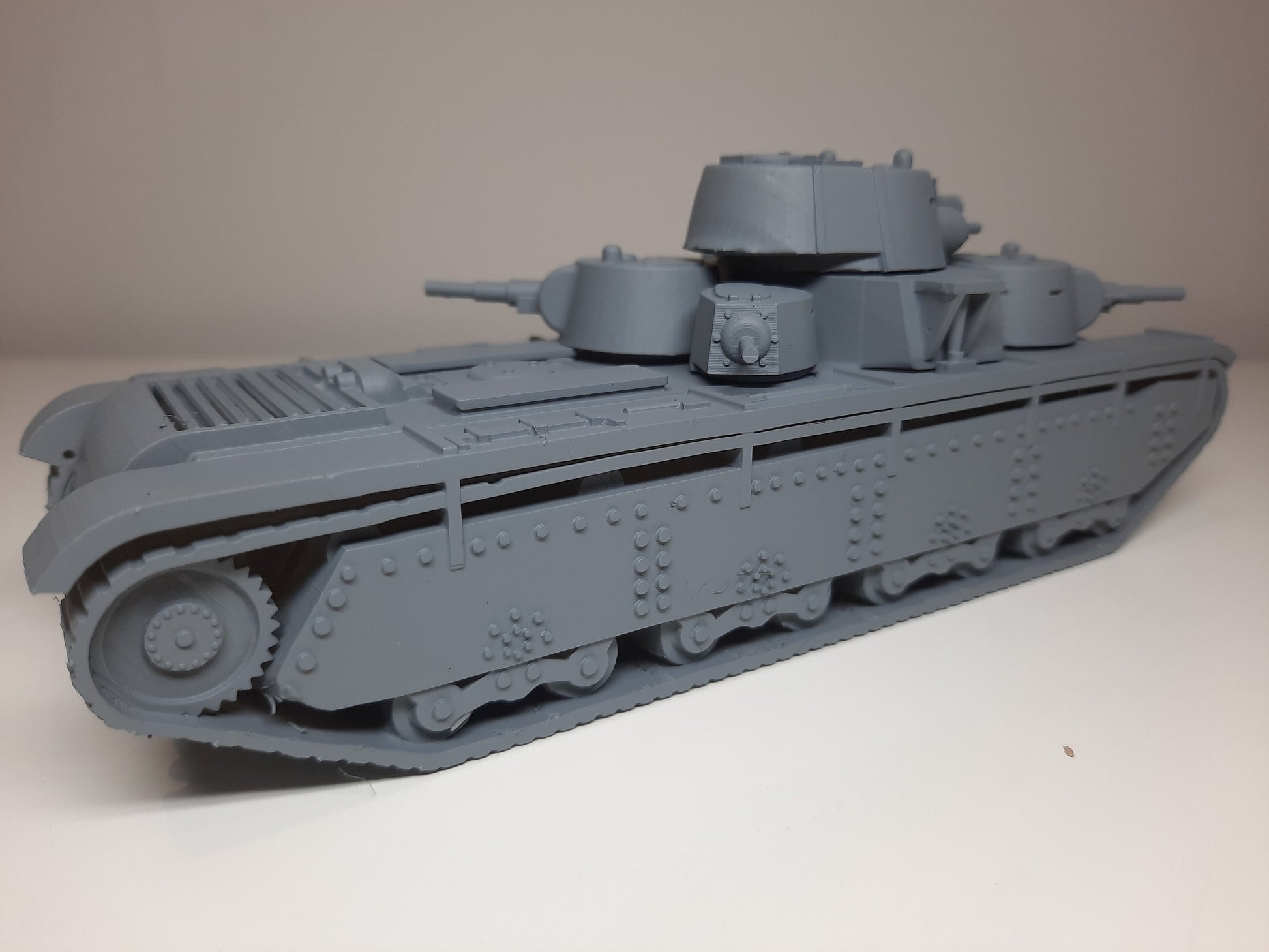 WWII Soviet T35B Tank with Conical Turrets 1939 Various Scales Historical Wargaming