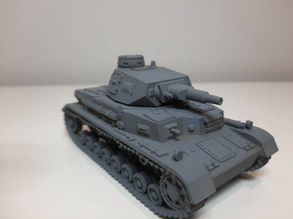 WWII German Panzer IV Ausf D Tank Various Scales Historical Wargaming