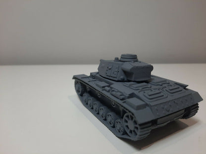 WWII German Panzer III Ausf J Tank Various Scales Historical Wargaming (US tariffs are pre-paid by us)