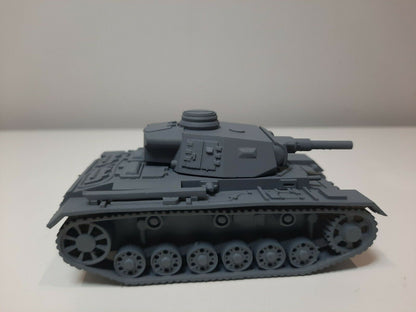 WWII German Panzer III Ausf J Tank Various Scales Historical Wargaming