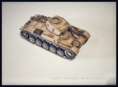 WWII German Panzer II Ausf C Tank Various Scales Historical Wargaming