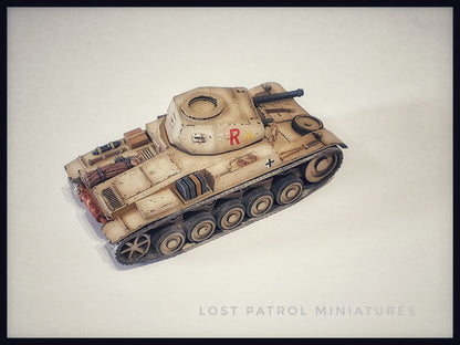 WWII German Panzer II Ausf C Tank Various Scales Historical Wargaming