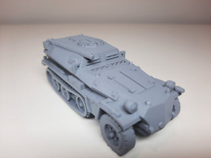 WWII German Sd.Kfz 253 Leichter Gepanzerter Beobachtungskraftwagen Halftrack Various Scales Historical Wargaming