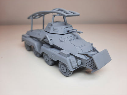 WWII German Sd. Kfz 232 Command Armoured Car Various Scales Historical Wargaming (US tariffs are pre-paid by us)