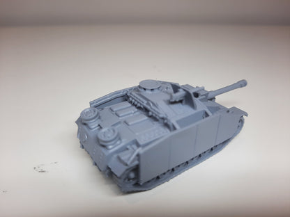 WWII German Stug III G with Schurzen Various Scales Historical Wargaming