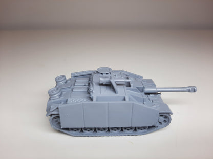 WWII German Stug III G with Schurzen Various Scales Historical Wargaming