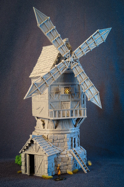 Wargaming Terrain Windmill Various Scales Historical Fantasy Wargaming