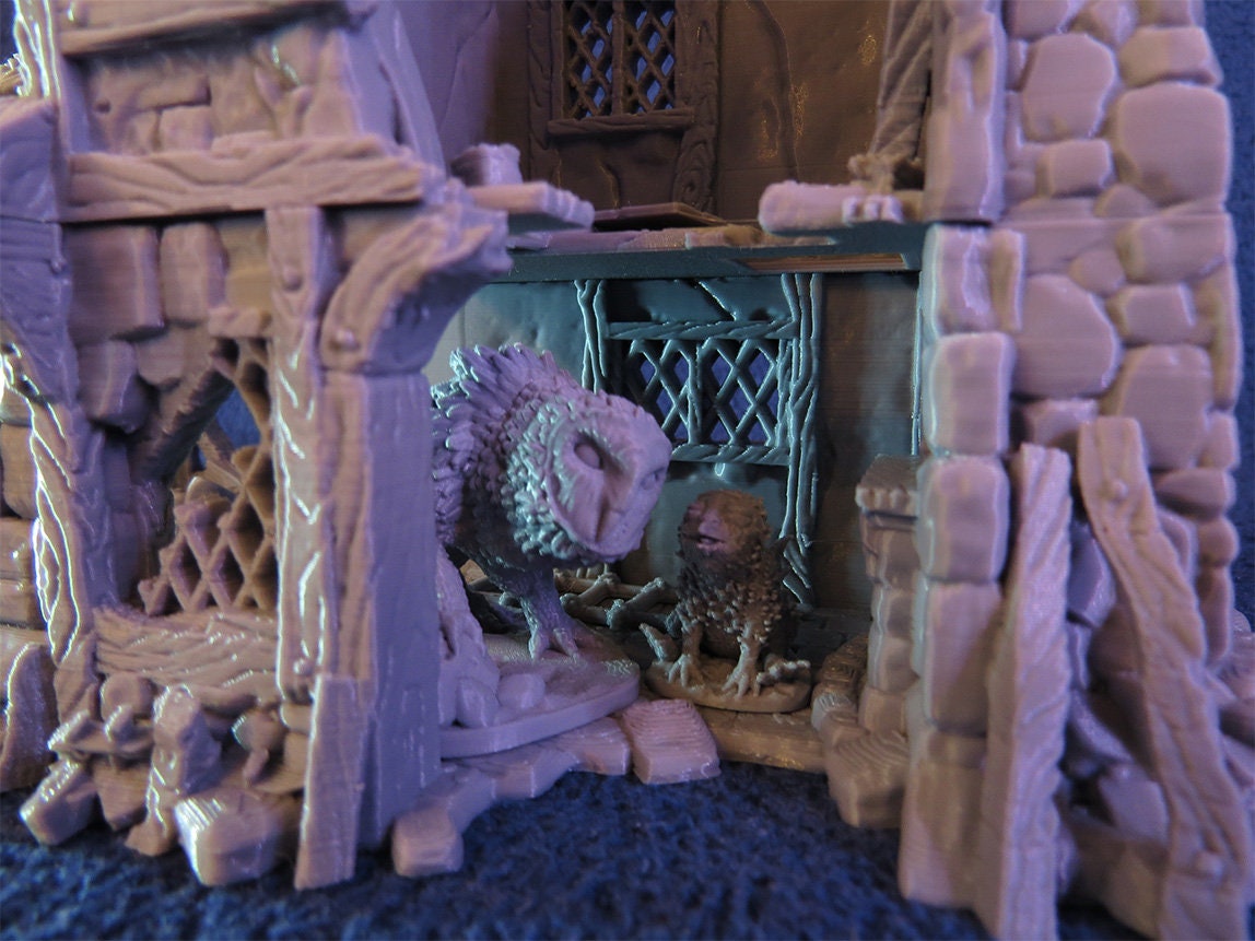 Wargaming Terrain Small Ruined House Various Scales Historical Fantasy Wargaming (US tariffs are pre-paid by us)