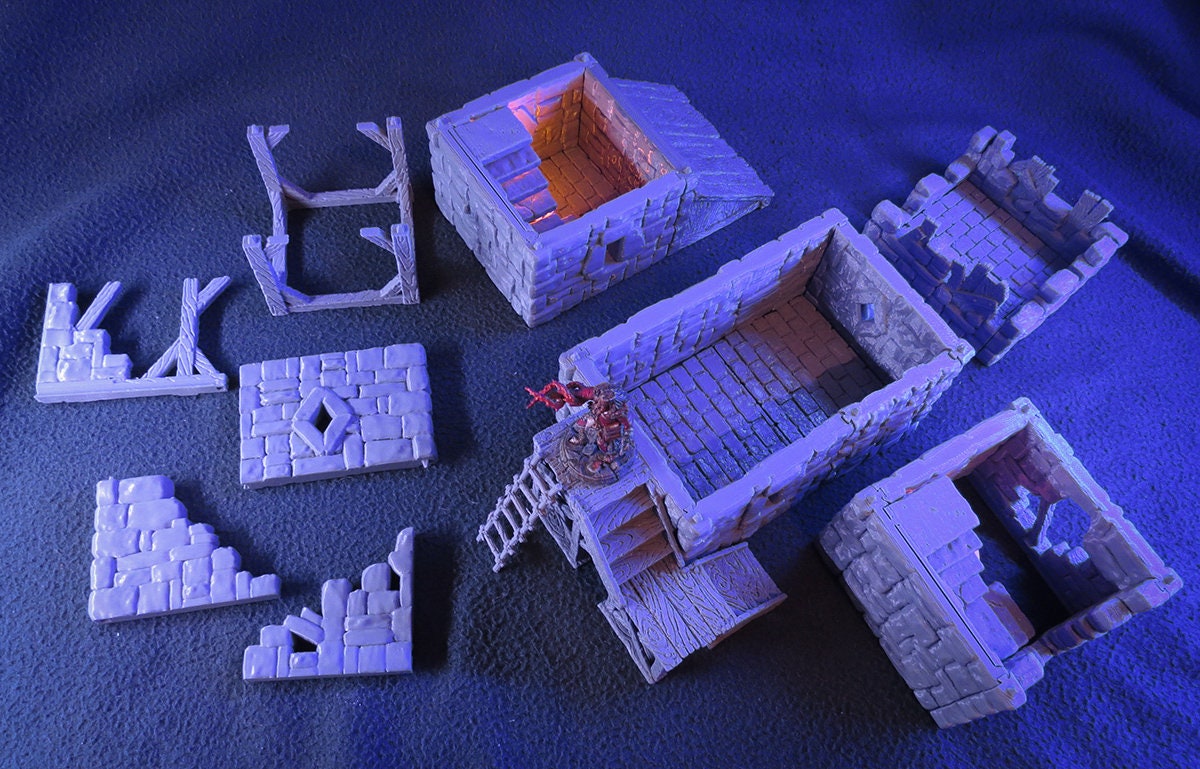 Wargaming Terrain 28mm Tower Historical Fantasy Dnd