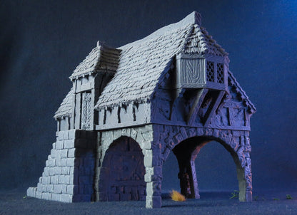 Wargaming Terrain Large Prison House Various Scales Historical Fantasy