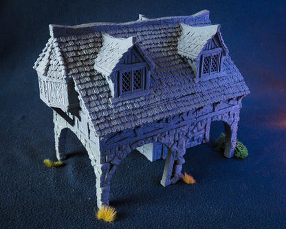 Wargaming Terrain Large Prison House Various Scales Historical Fantasy