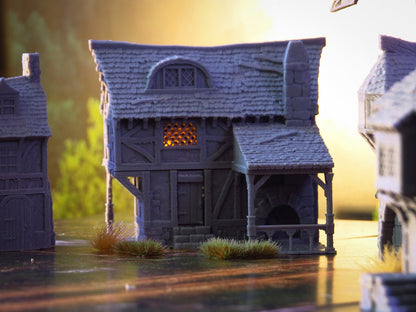 Wargaming Terrain Large Blacksmith Various Scales Historical Fantasy Wargaming