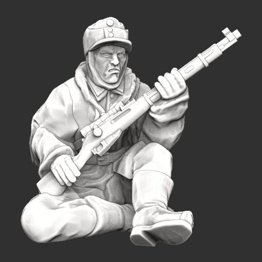 WWII Finnish Sniper Various Scales Historical Wargaming