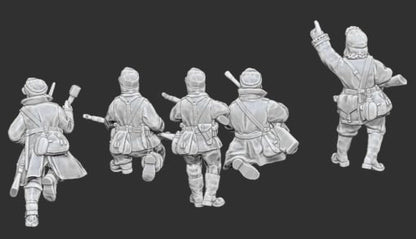 WWII Finnish Infantry Squad (5 models) Various Scales Historical Wargaming