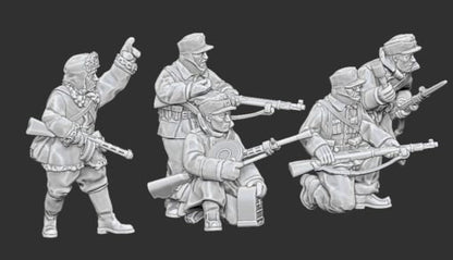 WWII Finnish Infantry Squad (5 models) Various Scales Historical Wargaming (US tariffs are pre-paid by us)