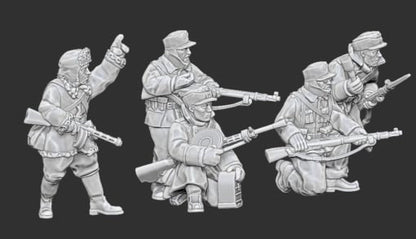 WWII Finnish Infantry Squad (5 models) Various Scales Historical Wargaming