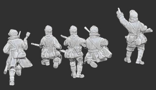 WWII Finnish Infantry Squad (5 models) Various Scales Historical Wargaming