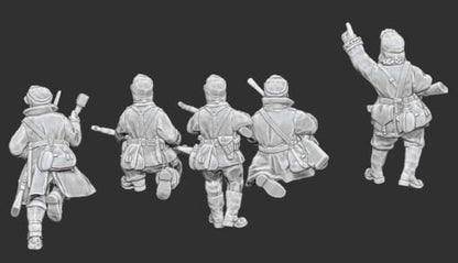 WWII Finnish Infantry Squad (5 models) Various Scales Historical Wargaming