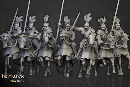 28mm Highland Miniatures Sunland Knights (10) Fantasy DnD Fantasy