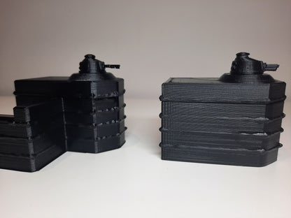 Wargaming Terrain 28mm  Chain Of Command 2 Tobruk Bunkers