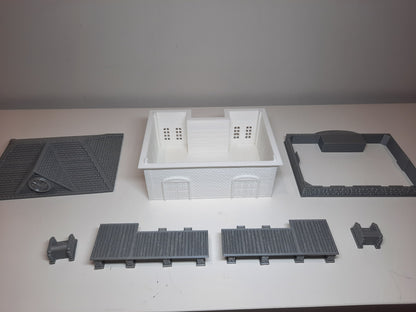 Wargaming Terrain Passenger Train Station Various Scales Historical Wargaming